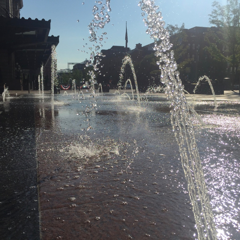 Water Fountains at Union Station